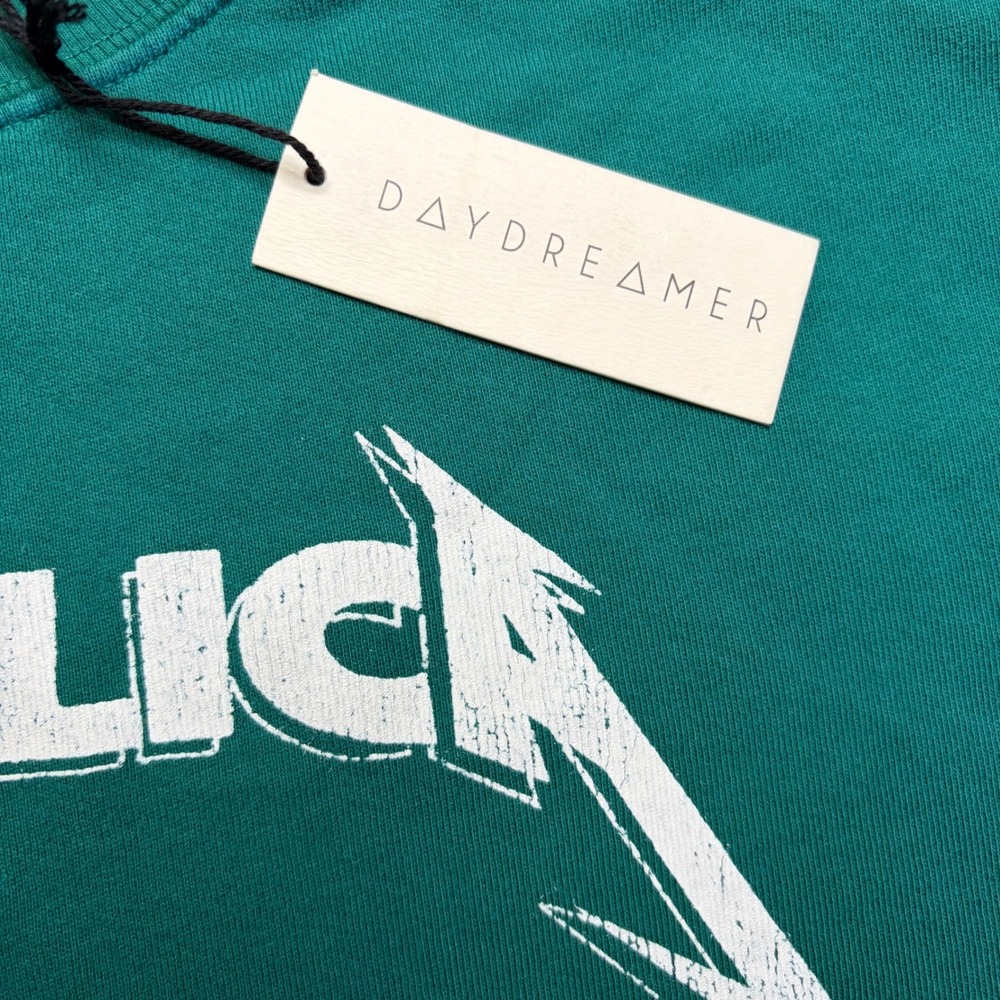 Daydreamer Metallica Sweatshirt Women M Green Birth School Metallica Death NWT - Picture 9 of 14
